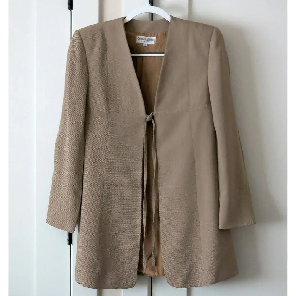 GIORGIO ARMANI Le Collezioni Made in Italy Jacket Blazer IT 42 / US 8 Bergdorf - Picture 1 of 16
